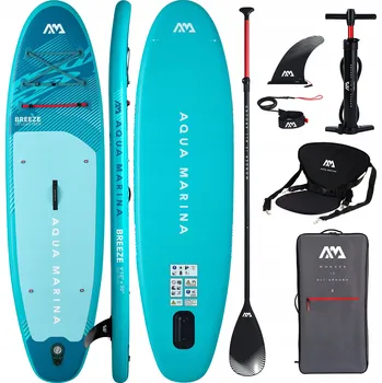 Paddleboard SUP prkno Aqua Marina Breeze 9'10 2026 + KAJAKOVÉ SEDÁTKO 300 cm