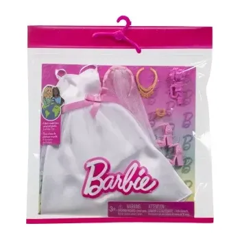 Panenka Barbie oblečky – svatební outfit pro Barbie nebo Kena