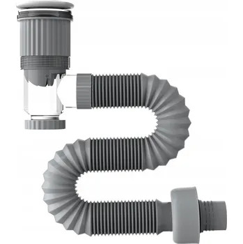 Sifon Umyvadlový sifon Hydrosan plastový, bílý, klik-klak