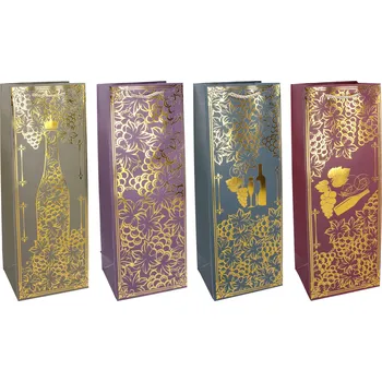 Dárková taška na láhev M 36 × 12,5 × 8,5 cm – celoroční
