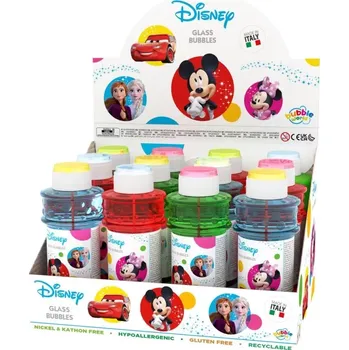 Hra na zahradu Bublifuk DISNEY 300 ml s hrou ve víčku