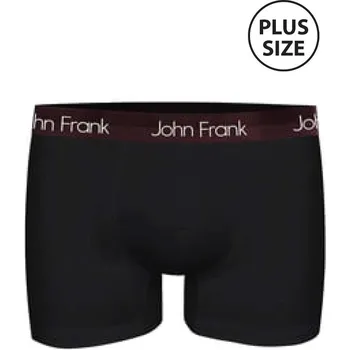 Boxerky Pánské boxerky John Frank JFBPBPLS200 Černá, 4XL