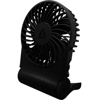 Centrální jednotka pro chytrou domácnost ARCTIC stolní ventilátor Summair Black / vrtulový / průměr 9,1 cm / USB / nastavitelný / černý