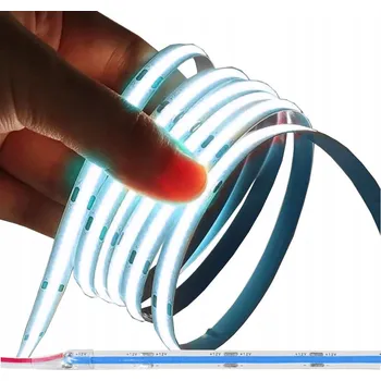 LED páska LED Neon COB pásek 12V MODRÝ 1m Homogenní