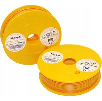 elektrický kabel Kabel LGY/H05V-K 0,50 mm2 100m Žluto-Oranžový
