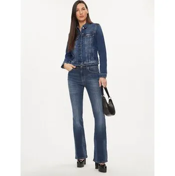 Pánská casual bunda United Colors Of Benetton Jeansová bunda 21TBDN00N Modrá Regular Fit XS