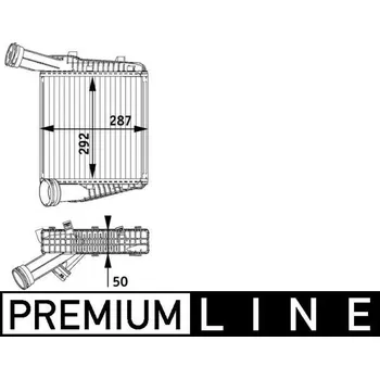 Chladič motoru Chladič turba MAHLE CI 142 000P