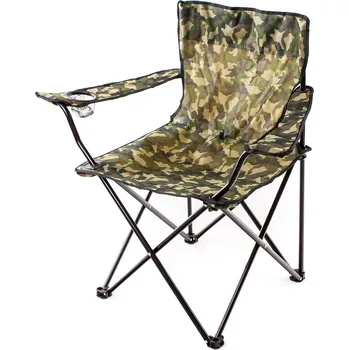HAPPY GREEN křeslo skládací 85x54x80cm FISH CAMOUFLAGE