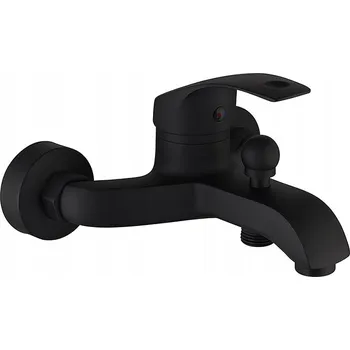 Vodovodní baterie Nástěnná vanová a sprchová baterie s jednou pákou Hydrosan DINA černá