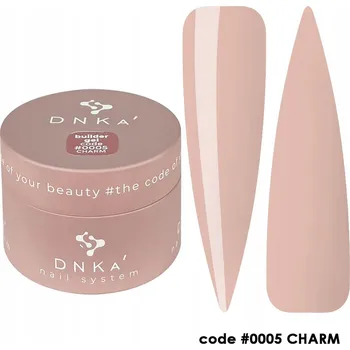 Lak na nehty Stavební gel DNKA kamuflážní hnědý 30 ml