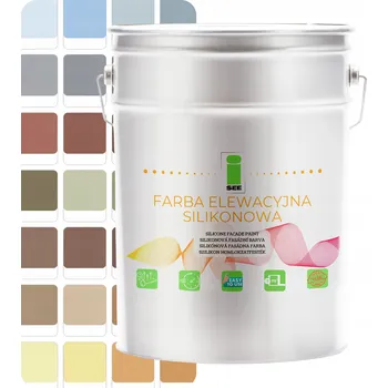 Fasádní barva BARVA SILIKONOVÁ FASÁDNÍ BARVA 104 5L PAROPROPUSTNÁ