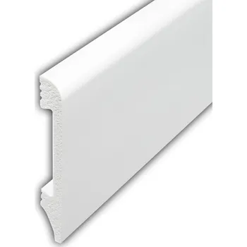 soklová lišta Podlahová lišta Inspirum bílá polyuretanová 100 mm 200 cm