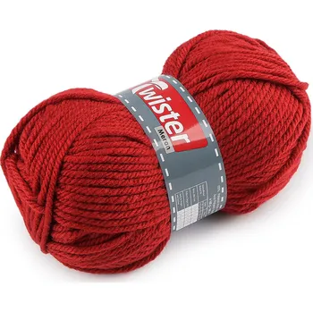 Příze Pletací příze Meran 100 g, střední, 5 (38) červená