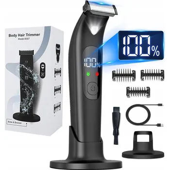 Holicí strojek Holicí strojek holicí strojek pro vlasy těla a intimních partií s LED světlem