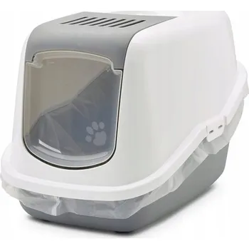 Toaleta pro kočku Toaleta pro kočky SAVIC Nestor bílo-šedá