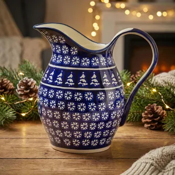 Džbán na vodu a nápoje Keramika Bolesławiec 1,7 l - dek. 243A (druhý druh)