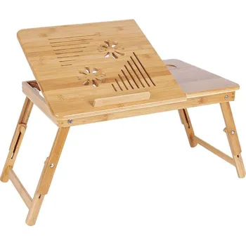 Jídelní stůl Odkládací stolek 75x35x29cm, bambus, AKF-E1002 NAT Barva: Přírodní