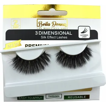 Péče o řasy a obočí UMĚLÉ HEDVÁBNÉ ŘASY NA PÁSKU 5D - WS39