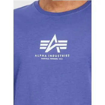 Pánská móda Alpha Industries T-Shirt AI.118533-735 Fialová Basic Fit M