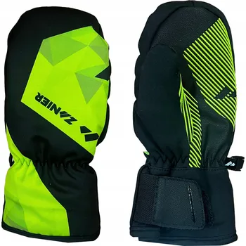 Rukavice Juniorské palčáky se dvěma prsty Zanier Sillian Černo-zelené, velikost 6