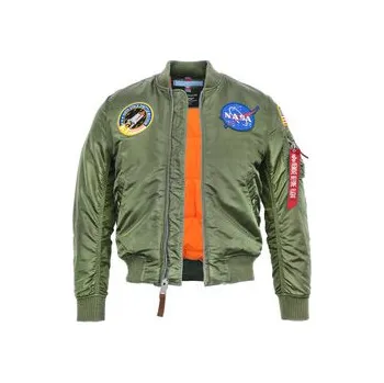 Pánský bomber Alpha Industries Bunda bomber AI.166107-01-XS Zelená Regular Fit S