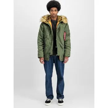 Pánská bunda Alpha Industries Zimní bunda N-3B VF 59 Winter Jacket Zelená Regular Fit 1XL
