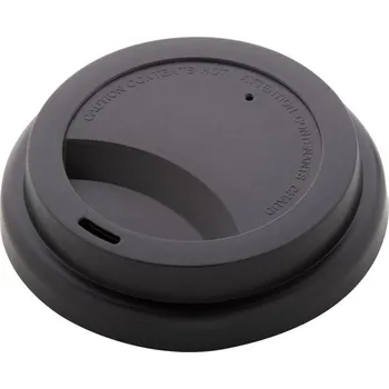 Reklamní CreaCup termo hrnek na zakázku, víčko, černá, B