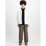 Alpha Industries Mikina Basic Small Logo Zip Hoodie Bílá Regular Fit XL