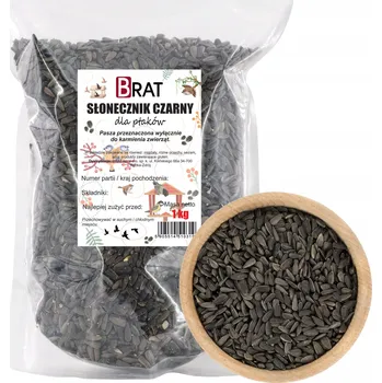 Krmivo pro ptáka SLUNEČNICE ČERNÁ PRO PTÁKY 1kg Zrnka krmivo