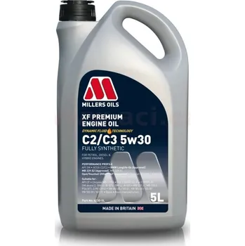 MILLERS OILS XF PREMIUM C2/C3 5w30, plně syntetický, 5 l