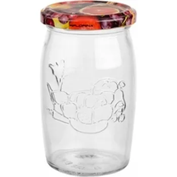 Sklenice ZAVAŘOVACÍ SKLENICE S UZÁVĚREM NEW FLORINA 335 ML 6 KS