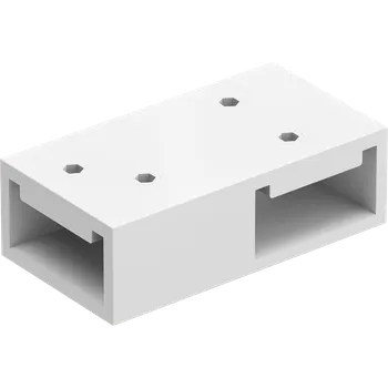 Mexen T spoj pro Kioto WALK-IN sprchové stěny 8mm, bílá, 800-09-20