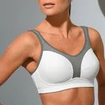 Blancheporte Speciální sportovní podprsenka bez kostic bílá/šedá 85E