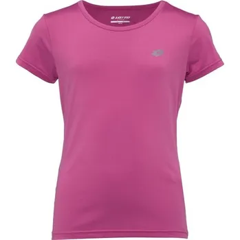 Dívčí oblečení Dívčí sportovní triko Lotto VIVI 116/122 Fialová