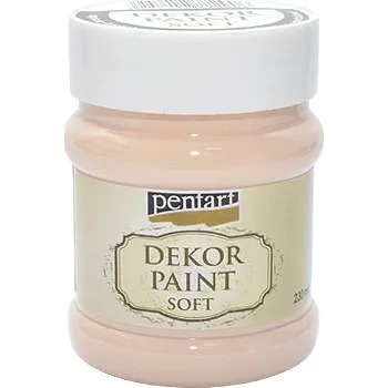Speciální výtvarná barva Dekor Paint - křídová vintage barva 230ml - meruňková