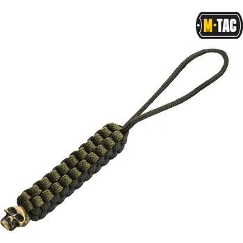Šňůrka na nůž M-Tac Lanyard Cuboid Skull - černá-olivová