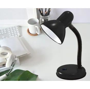 Lampička STOLNÍ LAMPA NA PSACÍ STŮL PRO ČTENÍ A UČENÍ NOČNÍ PATICE E27 RETRO