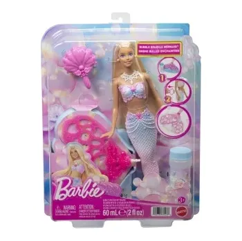 Barbie Bubbletastic mořská panna s bublinkovou ploutví