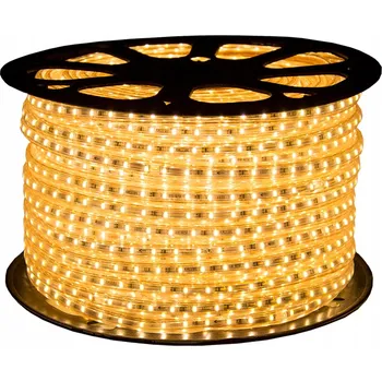 LED páska LED PÁSEK 230V 2835 60LED 1M IP68 6W TEPLÁ BÍLÁ