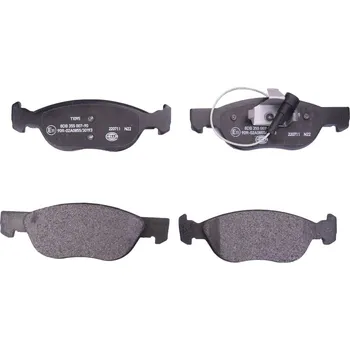 Brzdová destička Sada brzdových destiček, kotoučová brzda HELLA 8DB 355 007-901