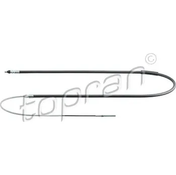 Lanko parkovací brzdy Tažné lanko, parkovací brzda TOPRAN 501 099