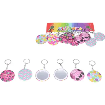 Klíčenka se zrcátkem – mix barev