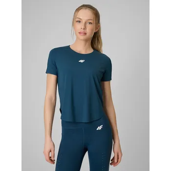 Dámské tričko Tréninkové tričko s krátkým rukávem 4F L zelené