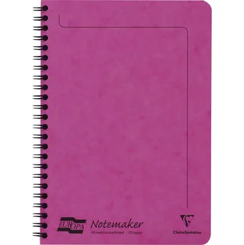 Europa A5,CLAIREFONTAINE, fuchsiový, linky, 60 listů,,