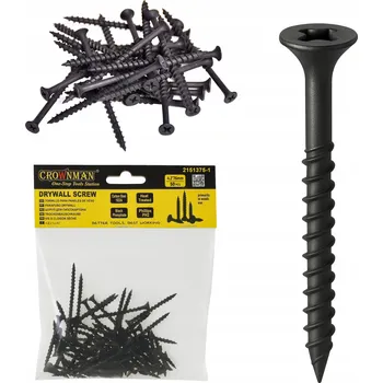 Vrták Šrouby do dřeva CrownMan 76 x 75 mm 50 ks