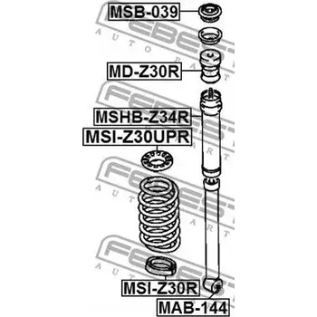 Febest MSI-Z30UPR Podložka pružiny