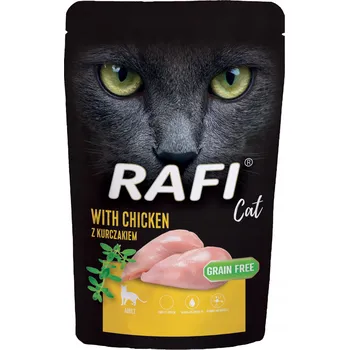 Krmivo pro kočku Rafi Cat mokré krmivo pro kočky s kuřetem - paštika 100 g bez obilovin