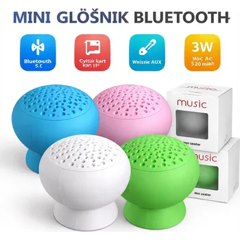 Bluetooth reproduktor Mini Bluetooth reproduktor 3W přenosný | AUX TF | Bezdrátový | 4