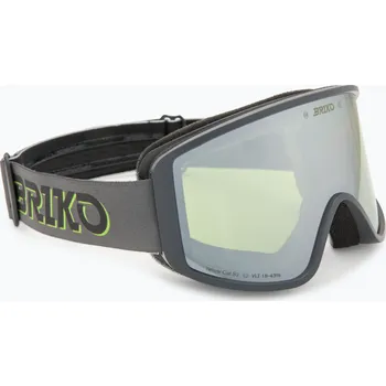 Lyžování Lyžařské brýle Briko Pulse white gray/yellow