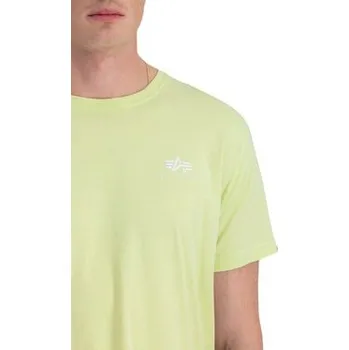 Pánské tričko Alpha Industries T-Shirt AI.188505-722-XL Zelená Regular Fit S